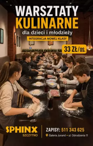 Kulinarna integracja nowych klas w Sphinx Szczytno