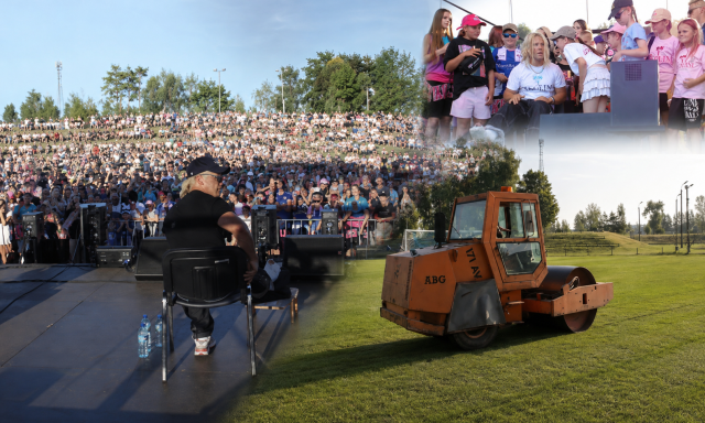 Skolim zadeptał Jedwabno. Tysiące fanów zeszły ze stadionu, wójt wjechał z walcem