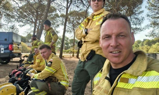 Ze Szczytna prosto na front walki z ogniem. Piotr Alancewicz wrócił z misji GFFF Poland w Hiszpanii