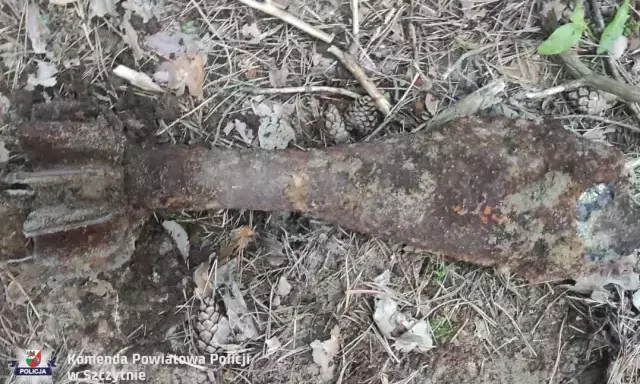 Spacer w lesie zakończył się alarmem. Pod Zawojkami znaleziono granat moździerzowy