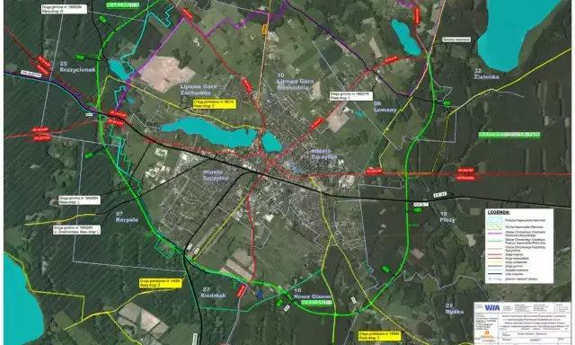 Nie wyburzą domów, ale wytną 109 hektarów lasu. Tak ma wyglądać obwodnica Szczytna