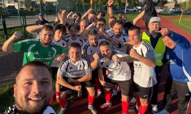 Dwie bramki w trzy minuty. Błękitni wywieźli Wydminom trzy punkty