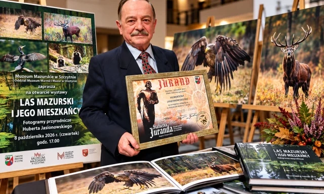 Mazurski las w obiektywie Huberta Jasionowskiego. Nowa wystawa w Muzeum Mazurskim