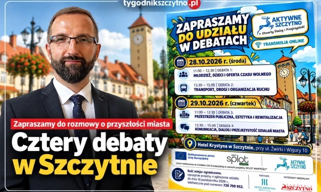 Adam Cudak: „Chcemy, żeby Szczytno nie tylko mówiło do mieszkańców, ale też ich słuchało”