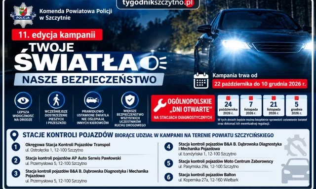 Za darmo sprawdzą światła w aucie. Sześć stacji w powiecie dołącza do akcji