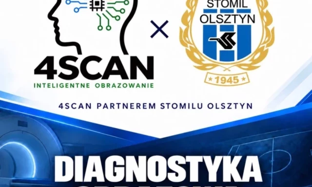 Szczycieńska pracownia rezonansu magnetycznego 4SCAN partnerem Stomilu Olsztyn