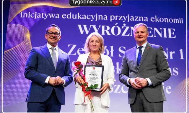 „Staszic” zauważony w regionie. Zespół Szkół nr 1 w Szczytnie z wyróżnieniem za edukację społeczną