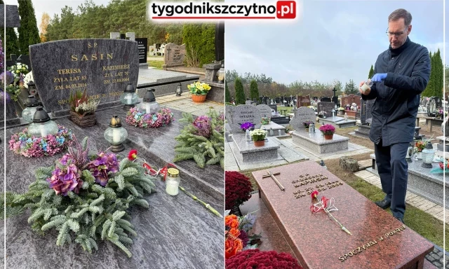 Pasym pamięta o tych, którzy tworzyli samorząd. Burmistrz i przewodniczący odwiedzili groby zmarłych radnych