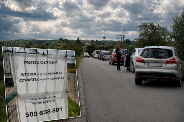 Płacą za śmieci, a potem stoją z nimi w kolejce. PSZOK w Pasymiu pod ostrzałem mieszkańców.