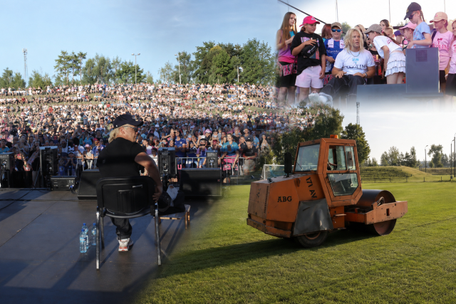 Skolim zadeptał Jedwabno. Tysiące fanów zeszły ze stadionu, wójt wjechał z walcem