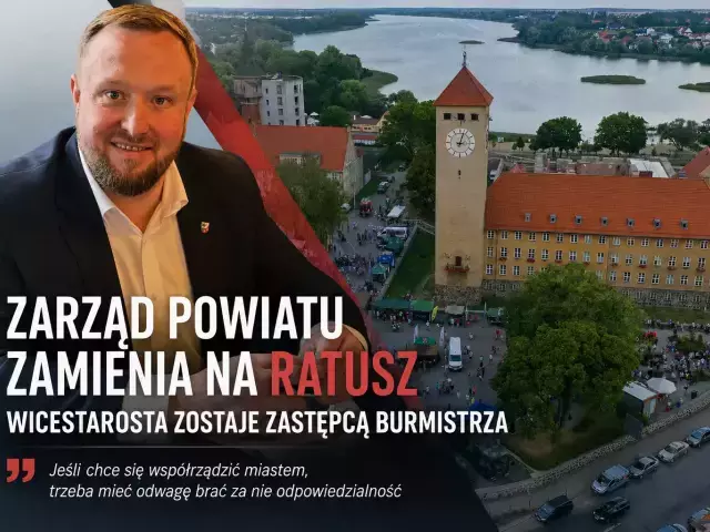 Zostawia bezpieczny urząd i bierze pełną odpowiedzialność. Karol Furczak przechodzi do ratusza