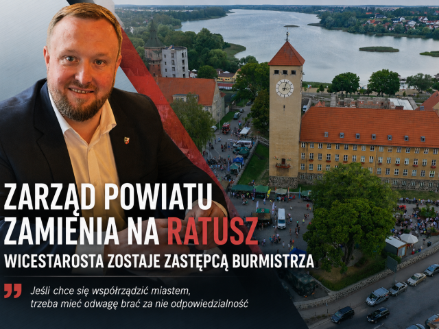 Zostawia bezpieczny urząd i bierze pełną odpowiedzialność. Karol Furczak przechodzi do ratusza