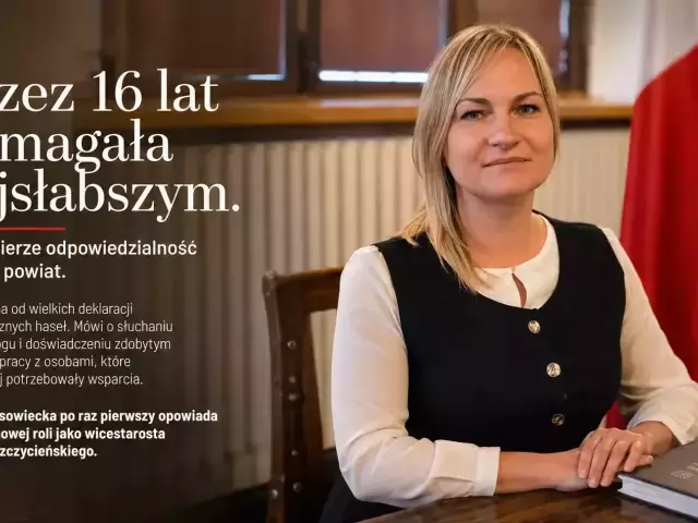 Przez 16 lat pomagała najsłabszym. Teraz bierze odpowiedzialność za cały powiat