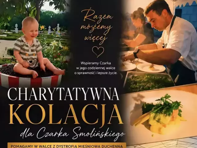 Zostało już tylko kilka miejsc. Jeden wieczór może zmienić przyszłość dwuletniego Czarka