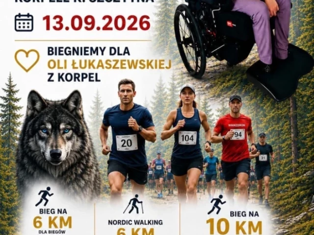 Pobiegną przez Puszczę i dla Oli. Ruszyły zapisy na II Bieg Tropem Wilka