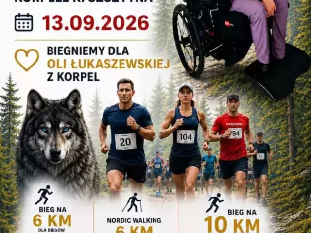 Pobiegną przez Puszczę i dla Oli. Ruszyły zapisy na II Bieg Tropem Wilka