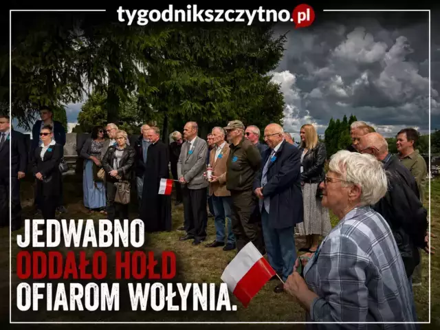 Jedwabno oddało hołd ofiarom Wołynia. „Pamięć jest naszym obowiązkiem”