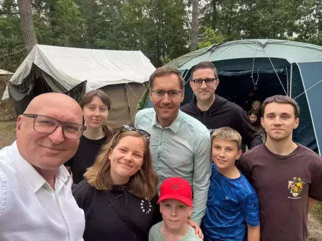 Blisko 200 harcerzy pod namiotami w Gromie. Samorządowcy sprawdzili obozowisko