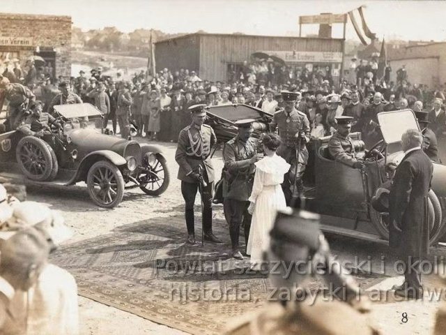 Cesarz Wilhelm II przyjechał do Szczytna. Miał zobaczyć, jak miasto podnosi się ze zniszczeń