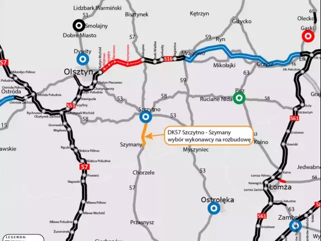 43 mln zł na drogę do lotniska. Wybrano wykonawcę przebudowy DK57