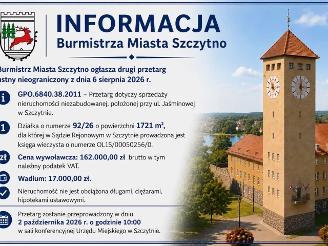 Informacja Burmistrza Miasta Szczytno