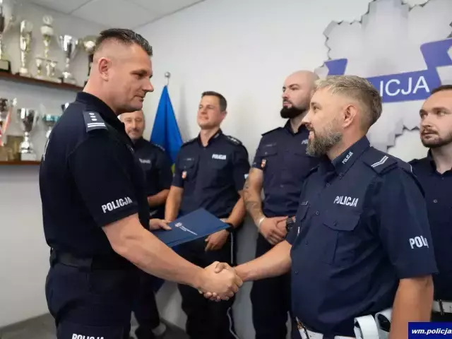 Dwaj policjanci ze Szczytna wyróżnieni w Zespole Speed. Ścigają tych, którzy ignorują prędkość i przepisy