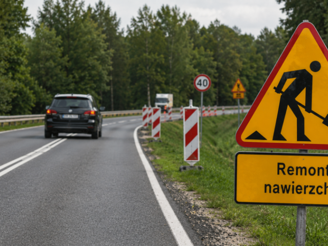 Utrudnienia na trasach powiatu szczycieńskiego. Wahadło w Olszynach, problemy także na drodze do Jedwabna