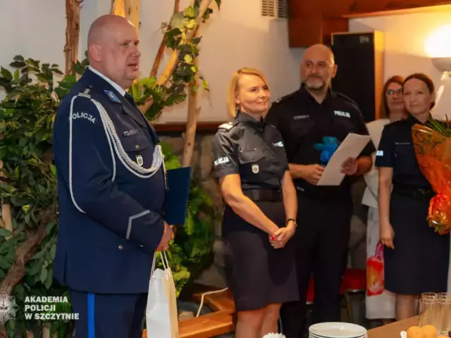 Po 28 latach zakończył służbę. Insp. Michał Bukowski pożegnał Akademię Policji w Szczytnie
