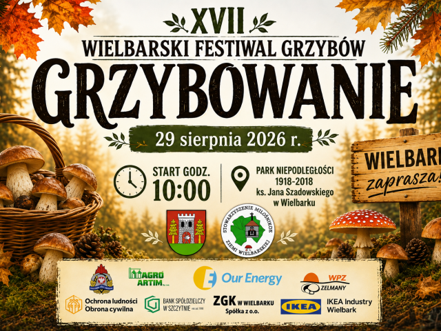 Wielbark szykuje wielkie Grzybowanie