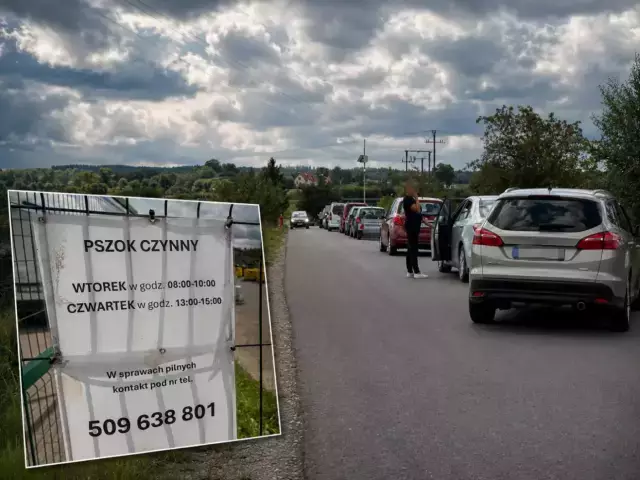 Płacą za śmieci, a potem stoją z nimi w kolejce. PSZOK w Pasymiu pod ostrzałem mieszkańców.