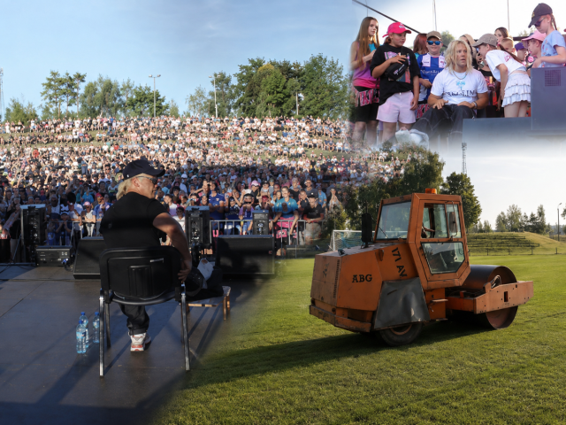 Skolim zadeptał Jedwabno. Tysiące fanów zeszły ze stadionu, wójt wjechał z walcem