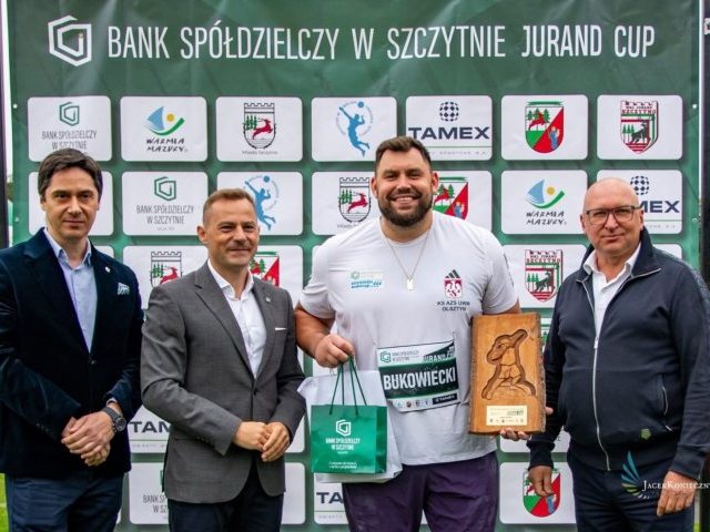 20,80 m Bukowieckiego w Szczytnie. Wygrał Jurand Cup, ale rekord Haratyka wciąż stoi