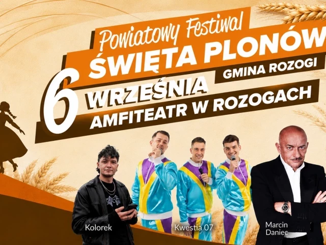 Wielkie święto plonów w Rozogach! Już 6 września moc atrakcji i koncertów