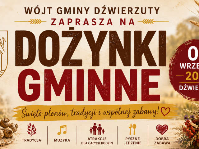 Dźwierzuty szykują wielkie święto. Dożynki Gminne już 5 września