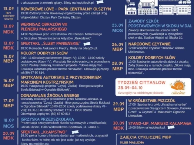 Nie planujcie jeszcze całego września. Szczytno ma kilka powodów, by zostać w mieście