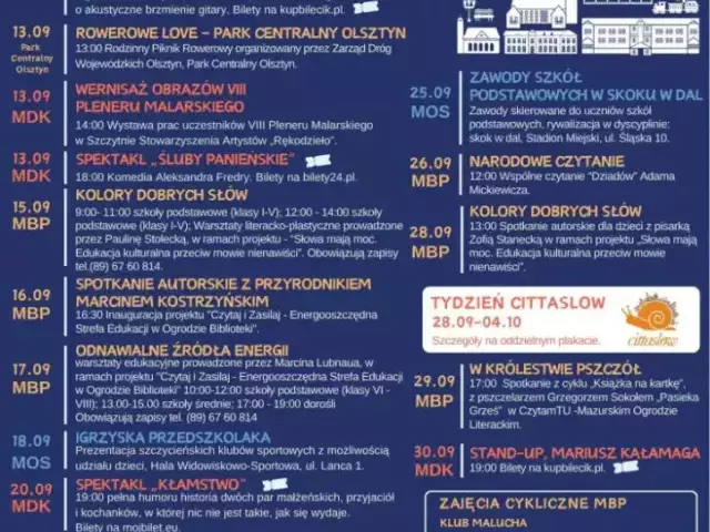 Nie planujcie jeszcze całego września. Szczytno ma kilka powodów, by zostać w mieście