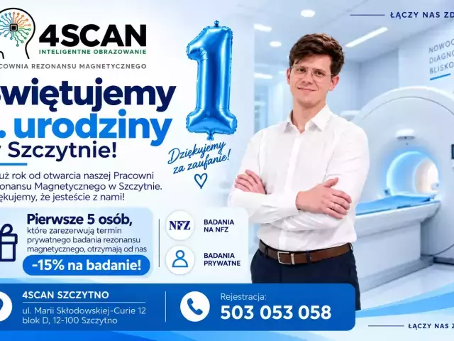4SCAN w Szczytnie ma już rok. „Najważniejsze jest dla nas zaufanie pacjentów”