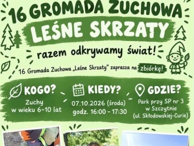 „Leśne Skrzaty” szukają nowych zuchów. Nabór już 7 października