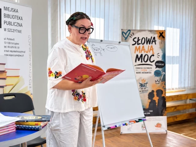 Basia, emocje i wielka moc słów. Zofia Stanecka spotkała się z młodymi czytelnikami