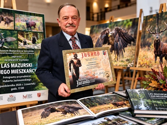 Mazurski las w obiektywie Huberta Jasionowskiego. Nowa wystawa w Muzeum Mazurskim