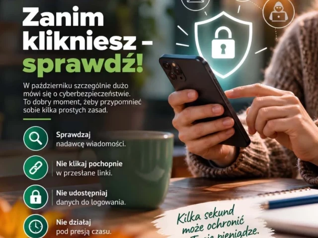 Bezpieczne pieniądze zaczynają się od jednego nawyku. Bank Spółdzielczy w Szczytnie edukuje