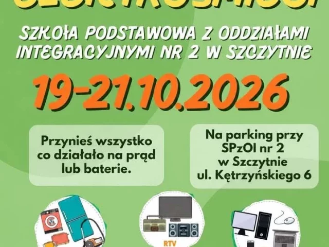 Masz stary sprzęt? Przynieś go do „Dwójki”. Rusza zbiórka elektrośmieci