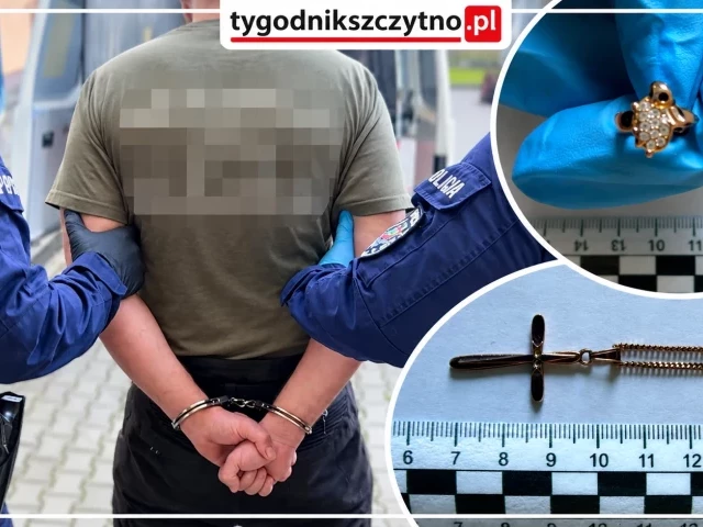 2,5 promila, sądowy zakaz i cudza tablica. Potem wyszła kradzież biżuterii za 23 tys. zł