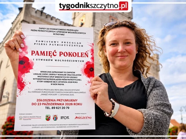 „Pamięć Pokoleń” zabrzmi w Pasymiu. Soliści i chóry powalczą o występ w koncercie finałowym