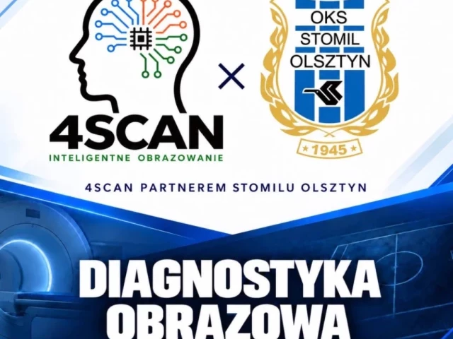Szczycieńska pracownia rezonansu magnetycznego 4SCAN partnerem Stomilu Olsztyn