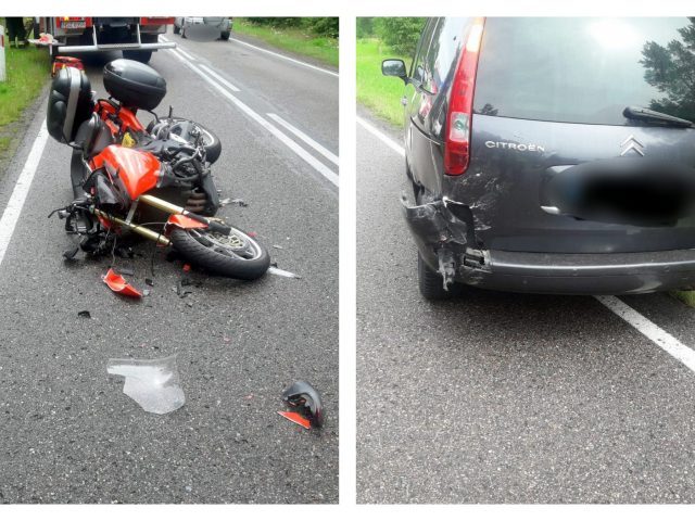 Kraksa pod Piwnicami Wielkimi zakończona mandatem
