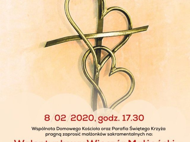 Zapraszają na Walentynkowy Wieczór Małżeński