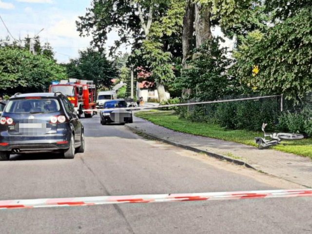 16-letnia rowerzystka potrącona w Lesinach Wielkich