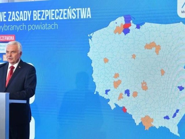 Projekt: od soboty w czerwonej strefie m.in. Sopot, w żółtej m.in. Gdańsk, Gdynia, Rzeszów, Kielce i Szczecin