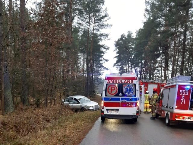 Ranne trzy osoby, kolizja pod Wielbarkiem